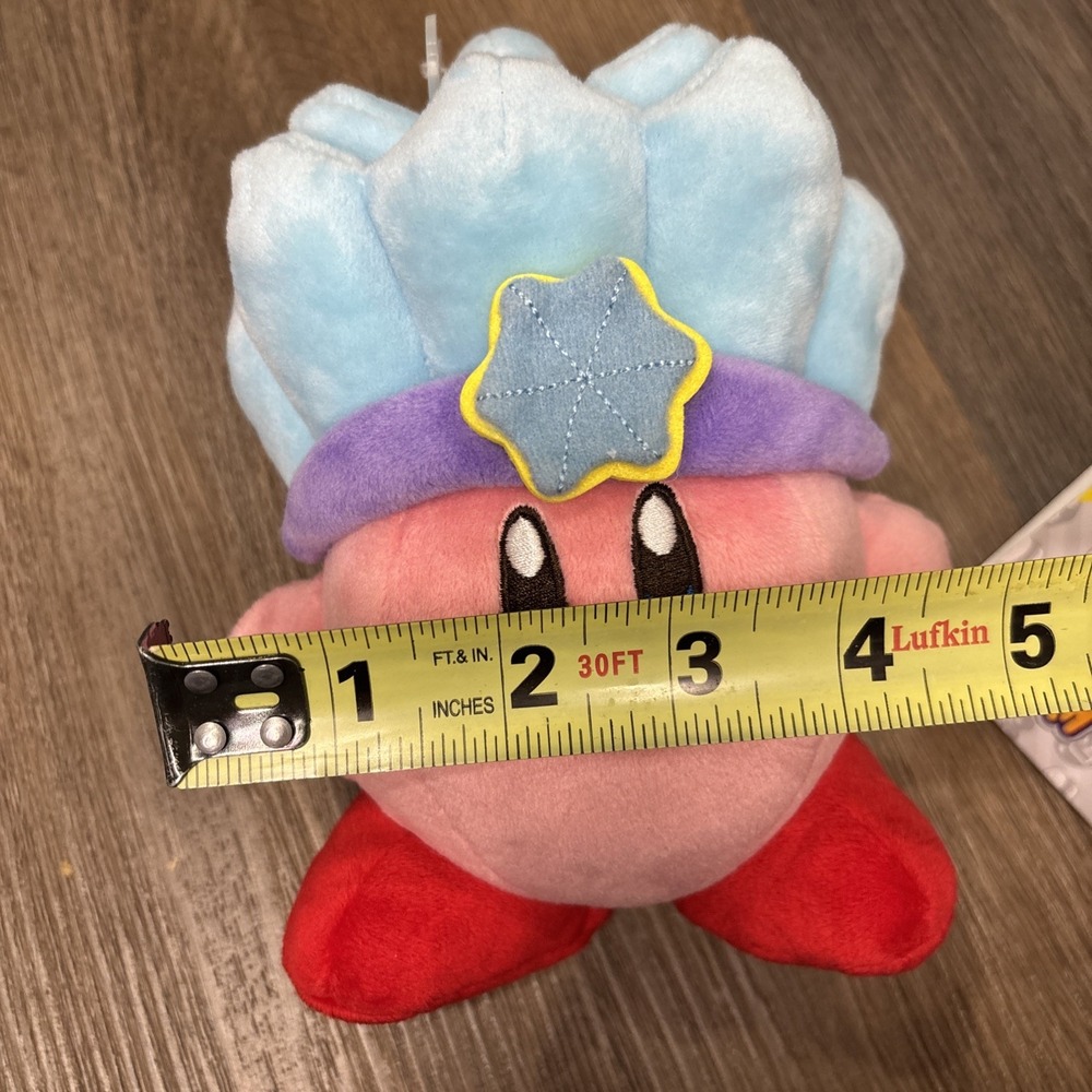 Star Kirby ALL STAR COLLECTION Ice Kirby Stuffed Toy 14cm Plush Doll New Japan - Picture 9 of 10